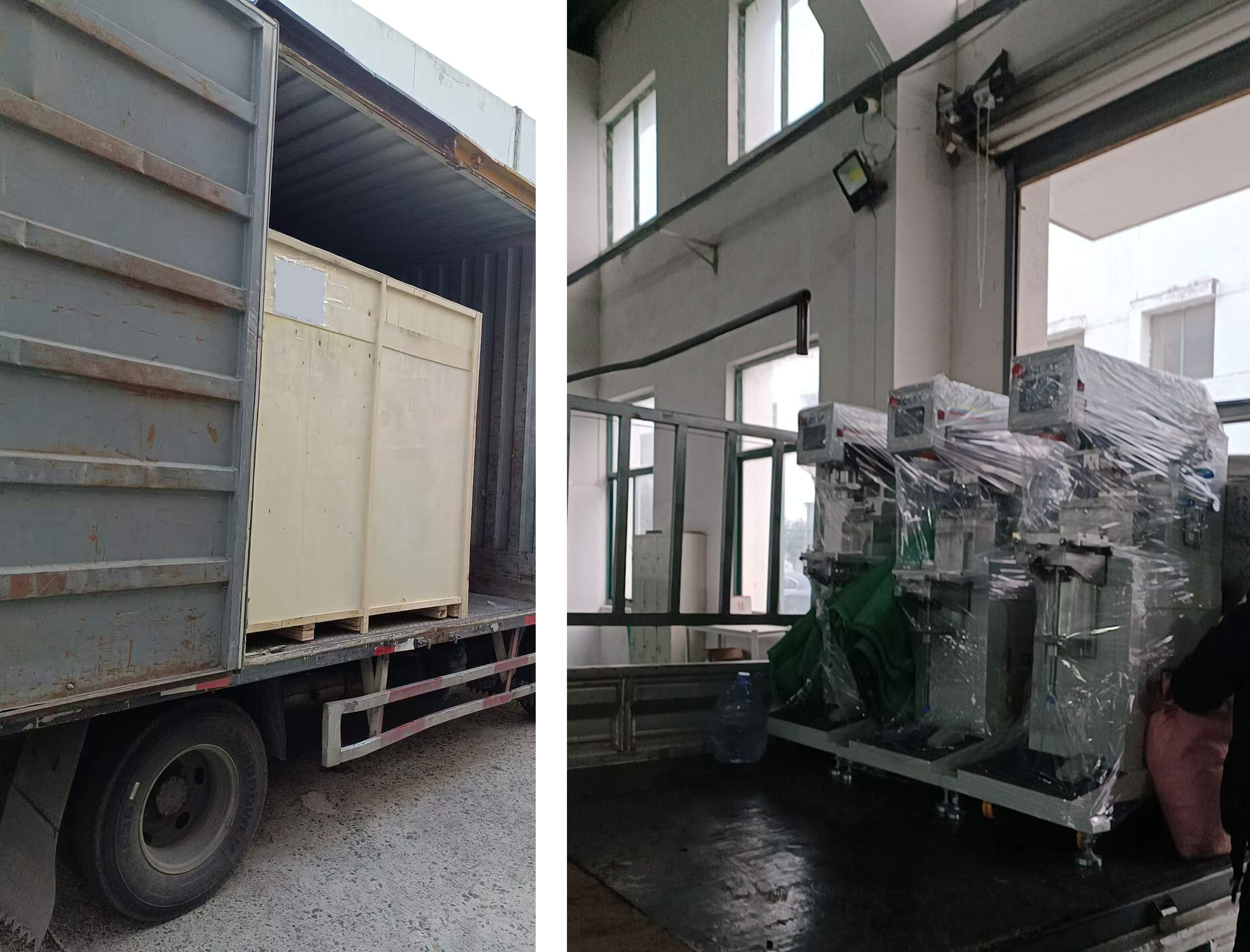 欧莱特2026首批移印机启运