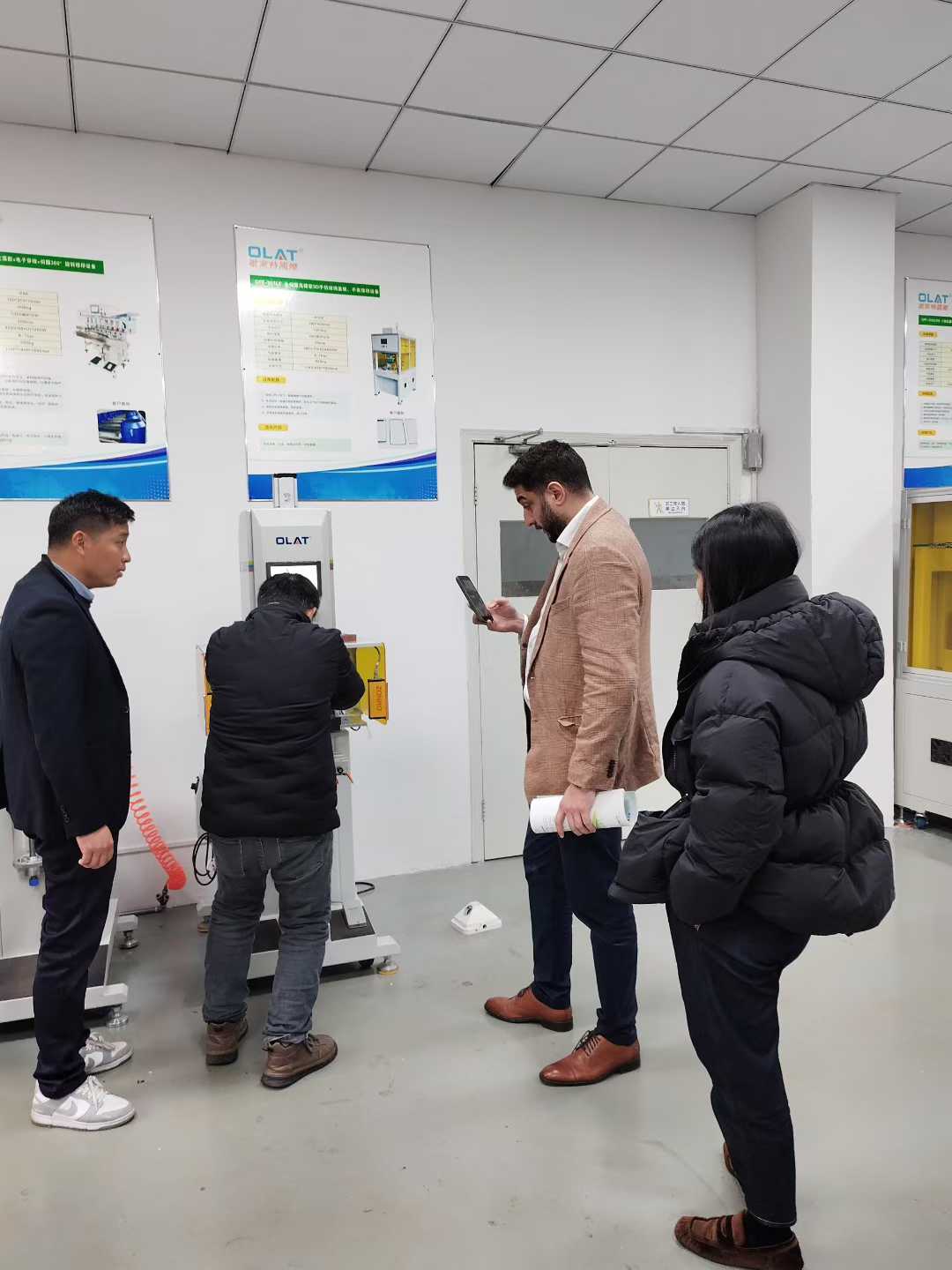 欧莱特以品质迎接全球客户实地考察